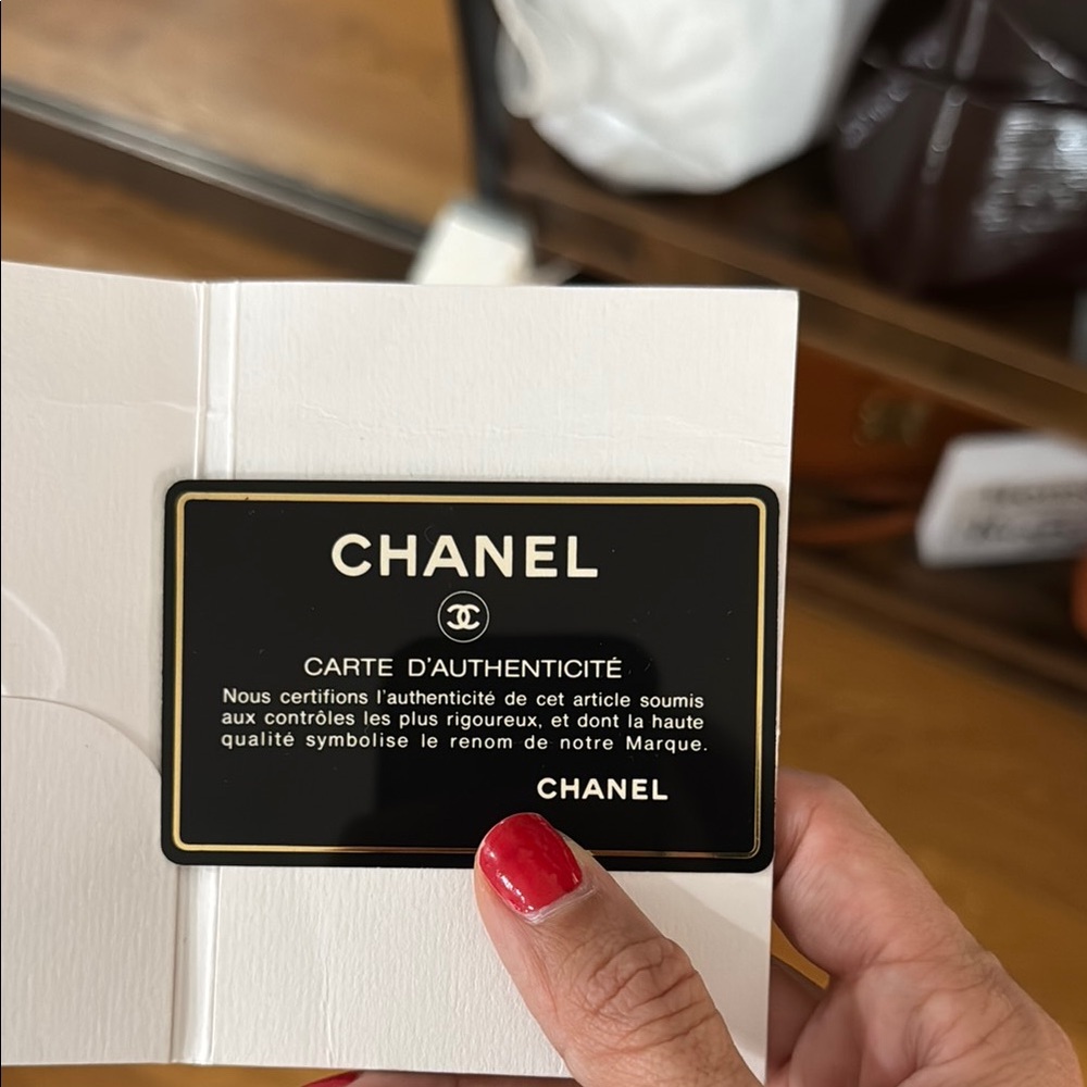 Chanel Brown and Tan Tote Bag with Resin Chain Straps - Picture 9 of 10